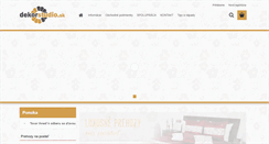 Desktop Screenshot of dekorstudio.sk